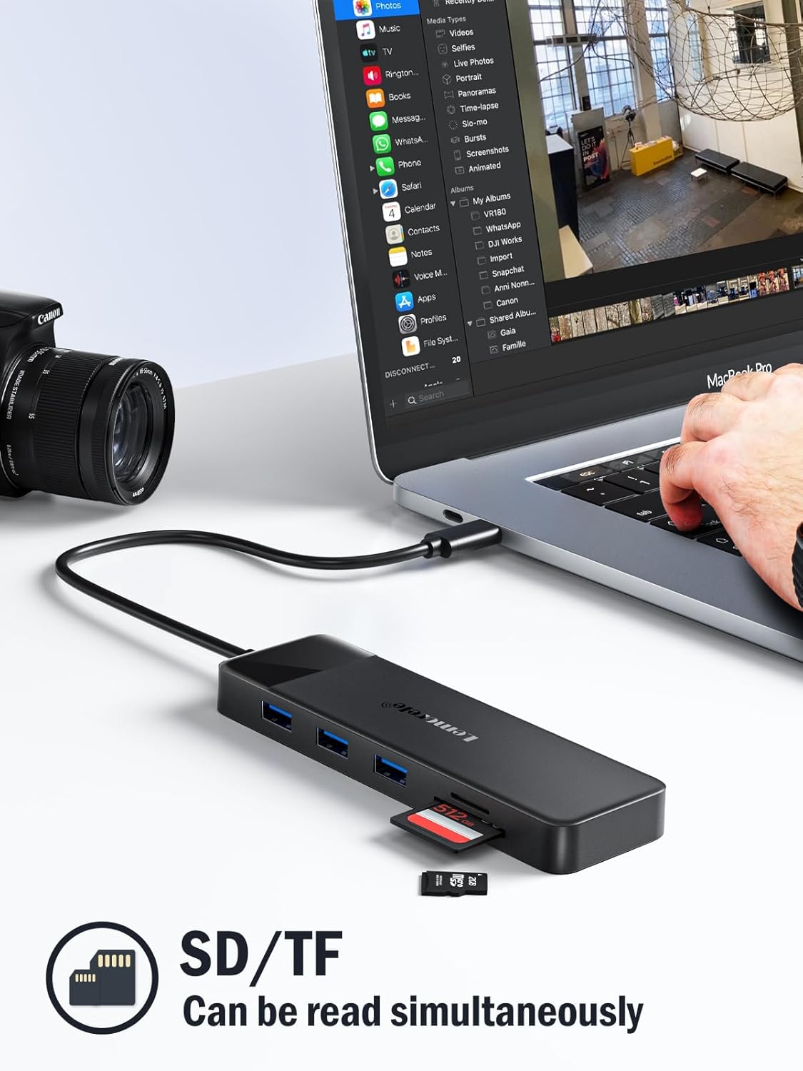 Docking Station USB C Hub 3*Display- 10 in 1, USB C Dock 2*HDMI Adapter 4K, 3 USB 3.0/2.0, VGA, PD 100W, Audio, SD/TF, for HP Laptops, Thinkpad, Macbook, Surface