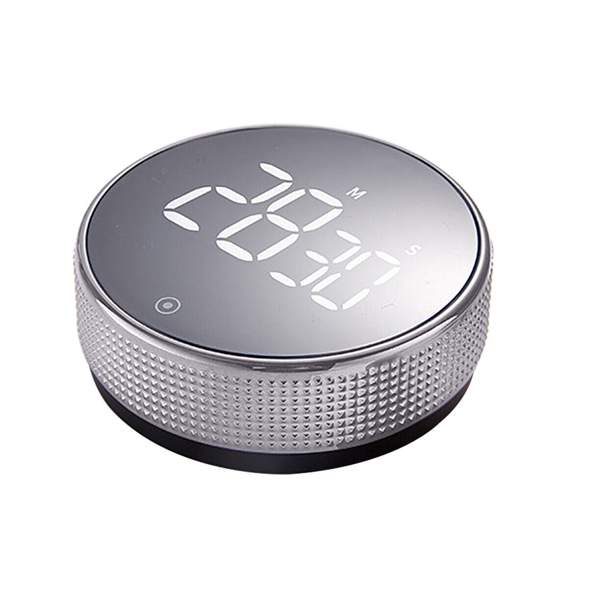 LED round Digital Timer Manual Countdown Alarm Rotary Clock Magnetic Stopwatch