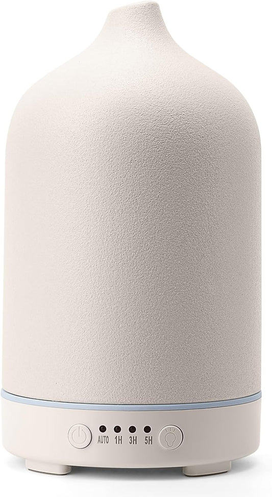 Ceramic Diffuser 250Ml Essential Oil Diffusers Aromatherapy Essential Oil Diffuser for Room Air Diffuser for Home Bedroom Stone Diffuser