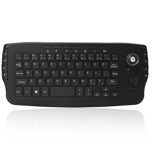 2.4Ghz Wireless Keyboard with Trackball Mouse Function Scroll Wheel Remote Control for Android TV BOX Smart TV PC Notebook E30