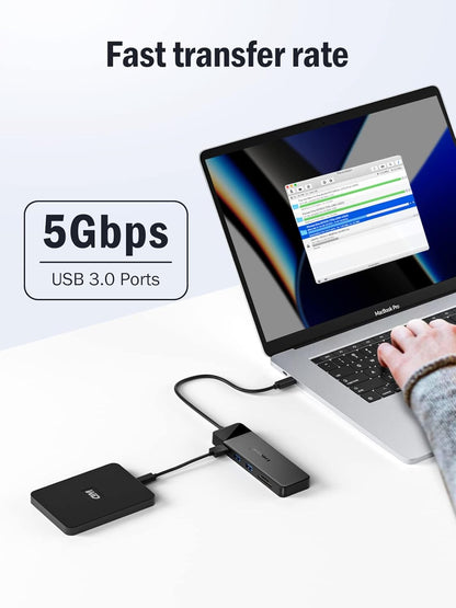 Docking Station USB C Hub 3*Display- 10 in 1,  USB C Dock 2*HDMI Adapter 4K, 3 USB 3.0/2.0, VGA, PD 100W, Audio, SD/TF, for HP Laptops, Thinkpad, Macbook, Surface