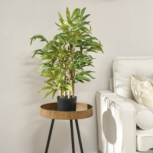 Decorative Artificial Plants Bamboo for Indoor Outdoor, Desk Potted Fake Plants